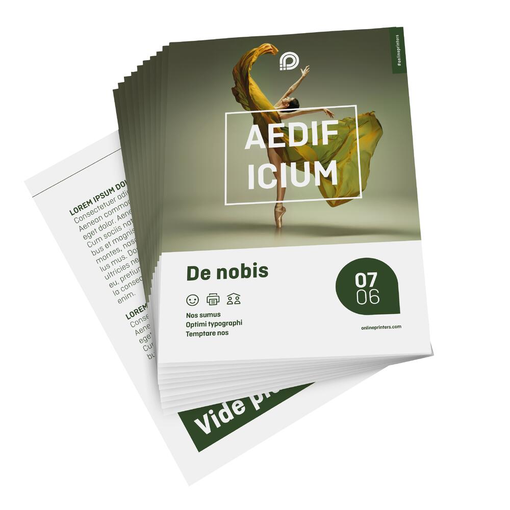 2000 Flyers A5 | tryckt på båda sidor | 130 g/m² bildtryck | Utforma online
