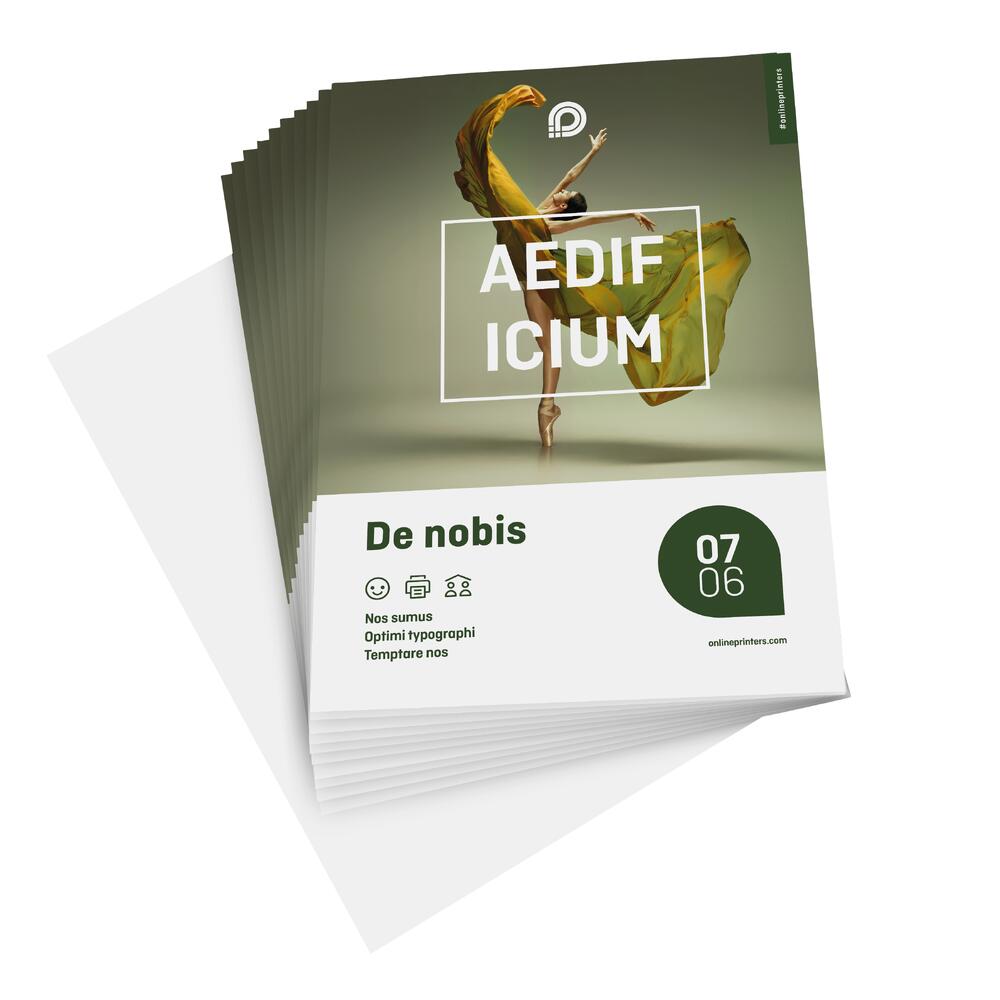 500 Flyers A5 | tryckt på en sida | 130 g/m² bildtryck | Utforma online