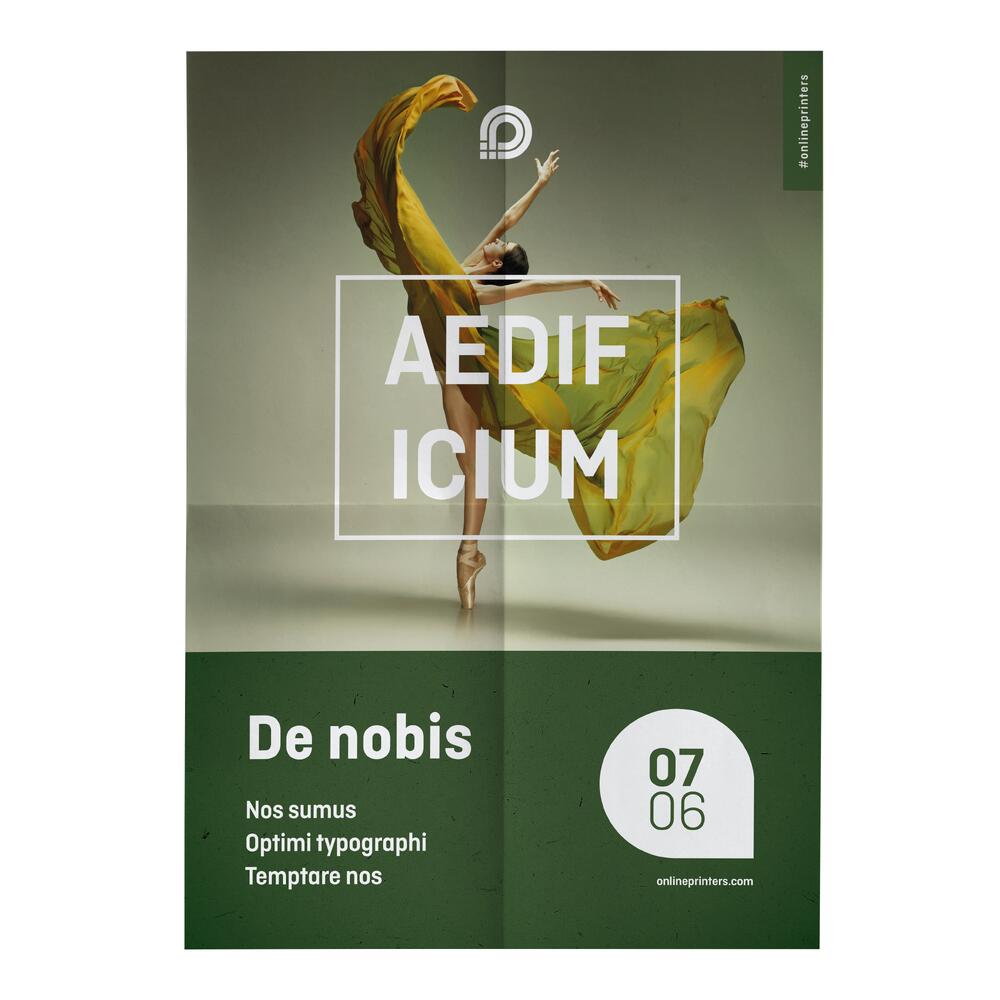 100 Affischer A3 | 250 g/m² offsetpapper | Utforma online