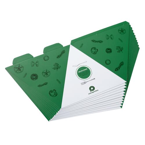 Papier Pyramide, dreiseitig.