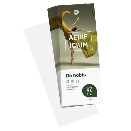 Flyers, 1/3 A4, tryckt på en sida 1