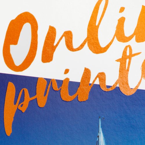 Flyers med partiell förädling, A4, tryckt på båda sidor 2