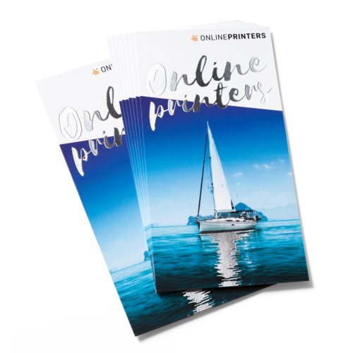Flyers med partiell förädling, A4, tryckt på båda sidor 3