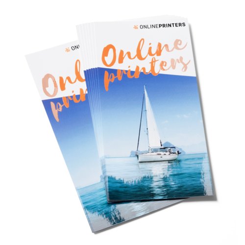 Flyers med partiell förädling, A4, tryckt på båda sidor 1