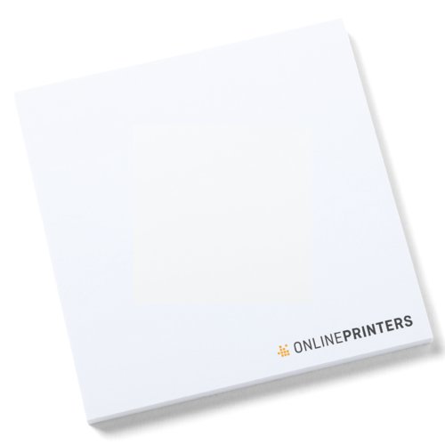 Fyrkantiga, limmade sjlvhftande lappar.