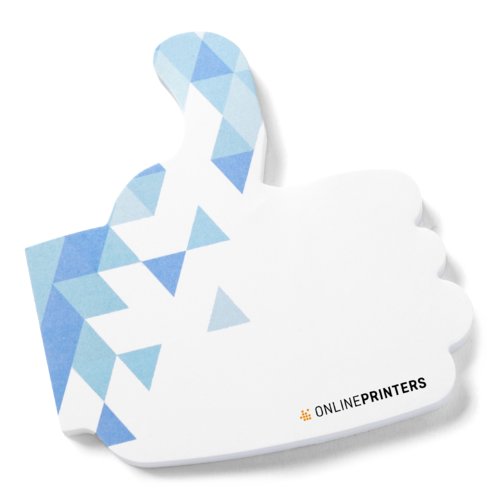 Vita tumformade sjlvhftande lappar fr att skriva anteckningar.