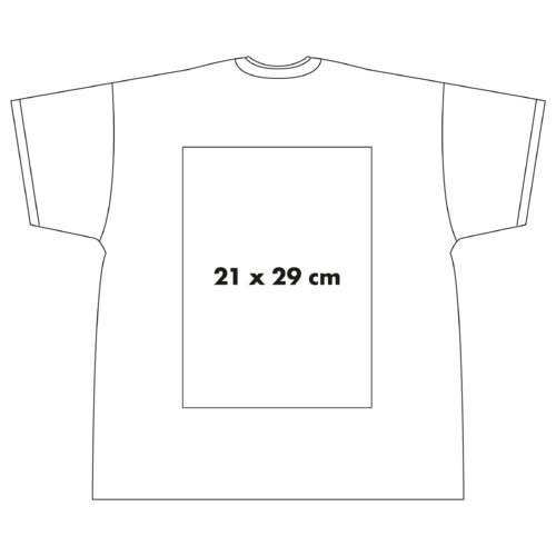 Vit T-shirt i bomull med korta rmar och rund hals.