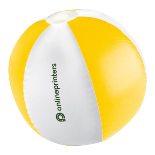 Gul plastbadboll, tvfrgad.