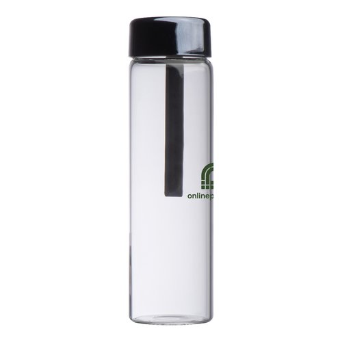 Transparent glasflaska med PP-lock.