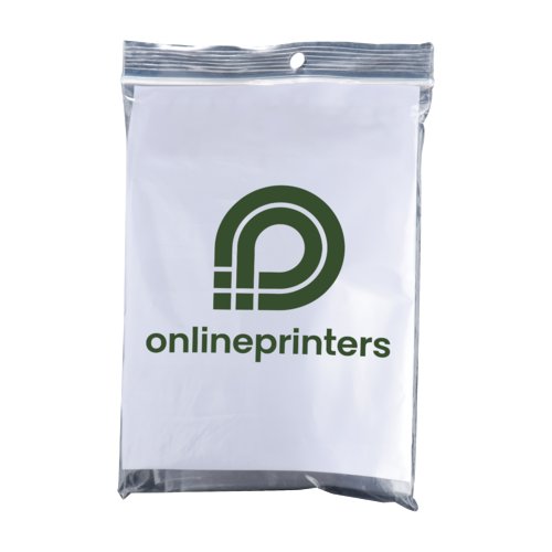 Pappersprodukt i plastfrpackning med upphngningshl.