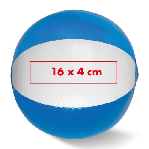 Tvfrgad badboll i plast.