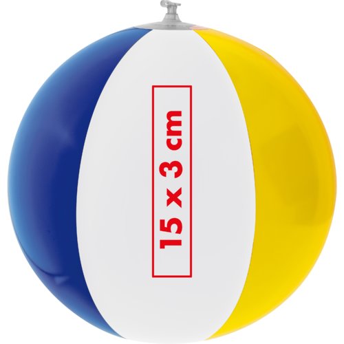 Flerfrgad badboll i plast.
