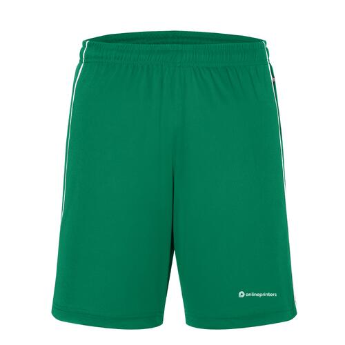 Gr�na lagshorts i funktionsmaterial med elastisk midja.