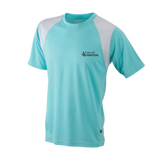 Mintgrn lpartrja i polyester fr herrar.
