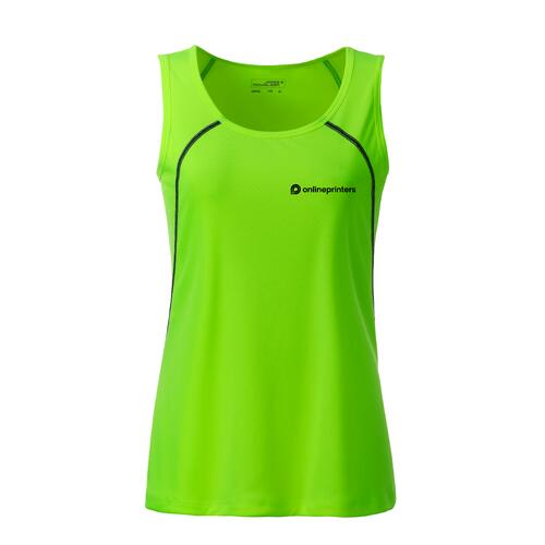 Neongr�n polyesterlinne f�r damer.