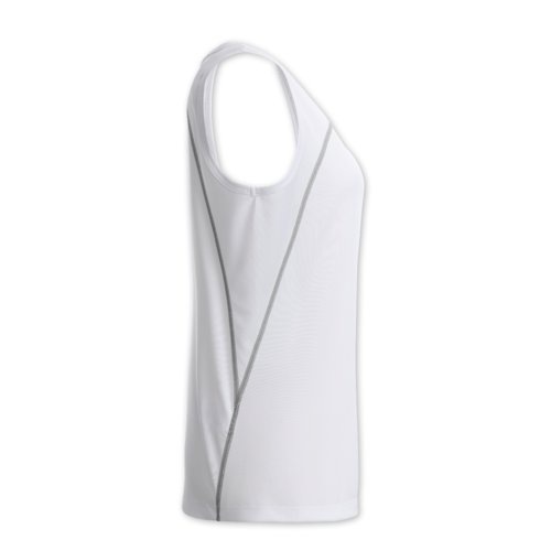 Vit sportlinne i polyester fr dam.