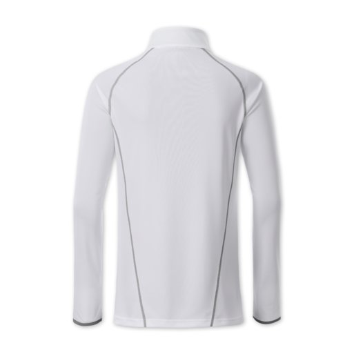 Vit lngrmad trja i polyester fr dam.