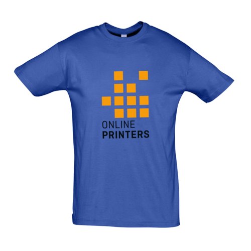 Kungsbl bomulls-T-shirt, unisex passform.