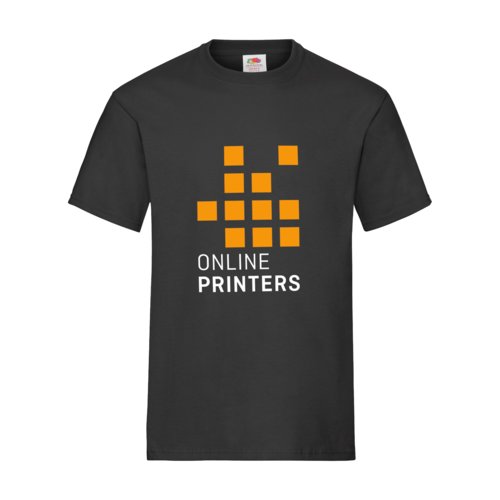 Svart t-shirt i bomull med korta rmar.