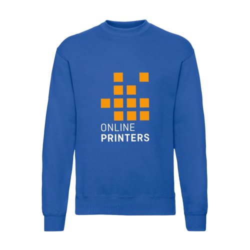 Kungsbl sweatshirt i bomullsblandning fr mn.