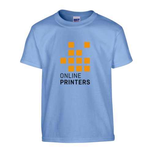 Carolinabl bomulls-T-shirt, unisex, tung kvalitet.