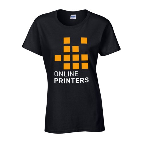 Tung bomulls-T-shirt med korta rmar.