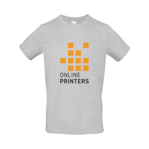 Askgr bomulls-T-shirt fr mn med korta rmar.