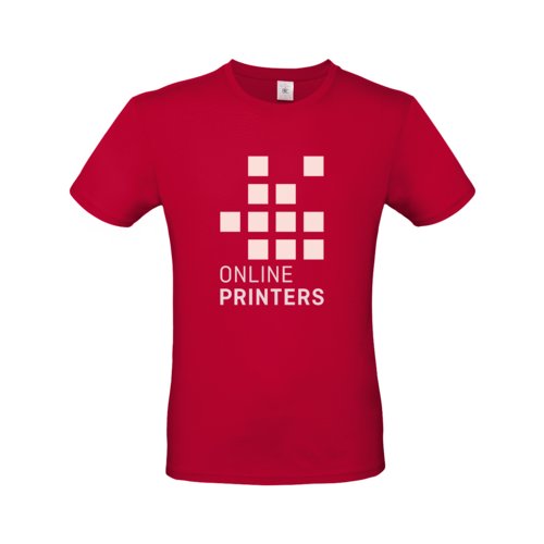 Mrkrd bomulls-t-shirt fr mn med korta rmar.