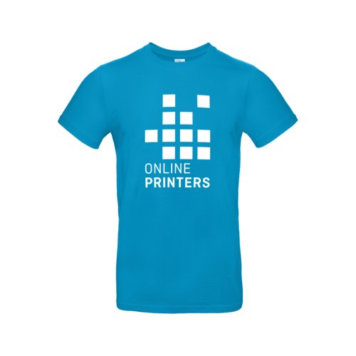 Atollbl bomulls-t-shirt fr mn med korta rmar.