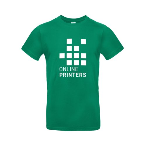 Grn t-shirt i bomull med korta rmar.