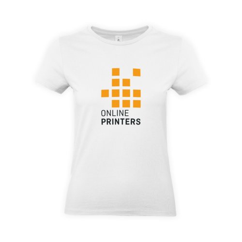 Askgr bomulls-T-shirt fr damer med korta rmar.