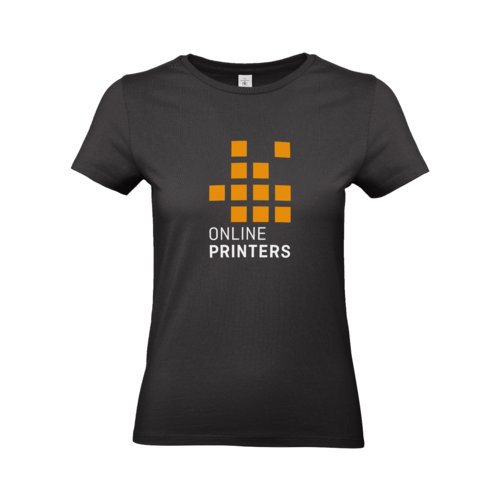 Svart T-shirt i bomull med korta rmar.