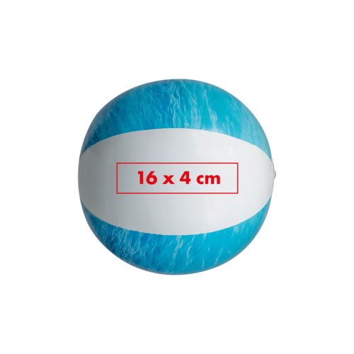 Bl plastbadboll, uppblsbar.