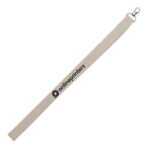 Beige tygband med karbinhake.