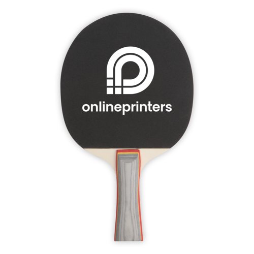Svart bordtennis set med trhandtag.