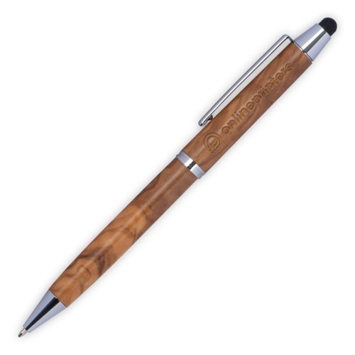 Träkulspetspenna med touchfunktion Erfurt 1