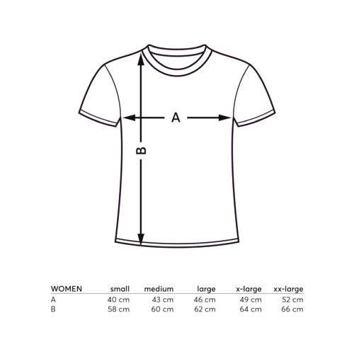 T-shirt i bomull fr damer med korta rmar och rund hals.
