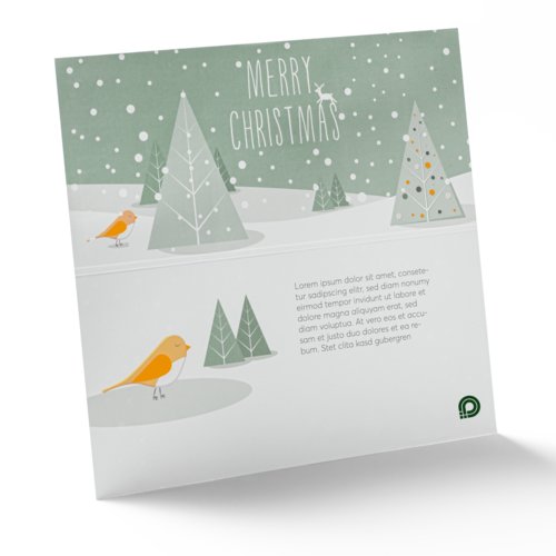 Adventskalender i papper med vikning.