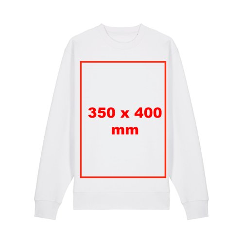 Unisex sweatshirt i tyg med lnga rmar.
