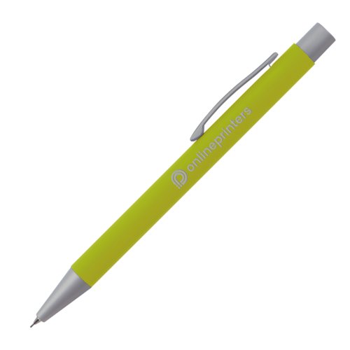 ppelgrn stiftpenna med clip och stift.