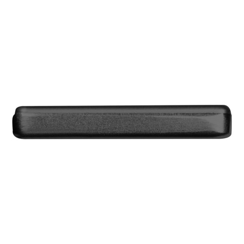 Svart powerbank med 5 000 mAh laddningskapacitet.
