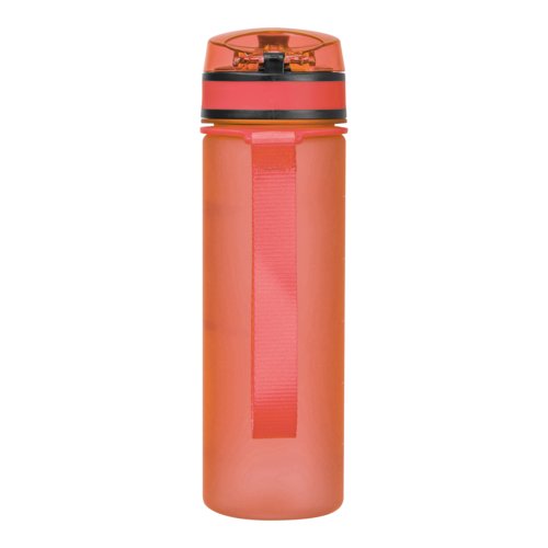 Orange Tritan vattenflaska med brgla.
