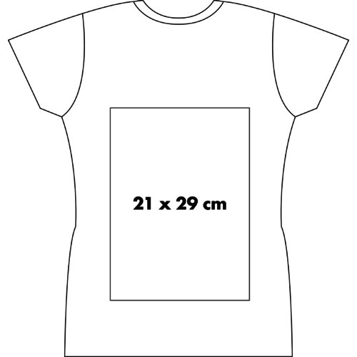 T-shirt i tyg fr damer med korta rmar.