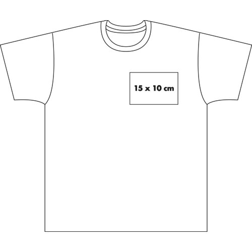 T-shirt i bomull fr mn med rund hals.