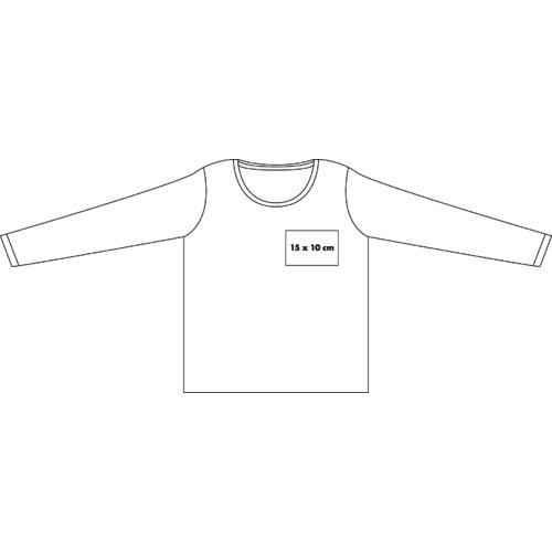 Lngrmad T-shirt i bomull fr mn med rund hals.