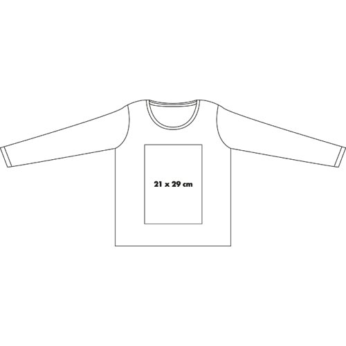 Lngrmad T-shirt i bomull fr mn med rund hals.