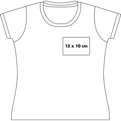T-shirt i bomull fr damer med korta rmar.