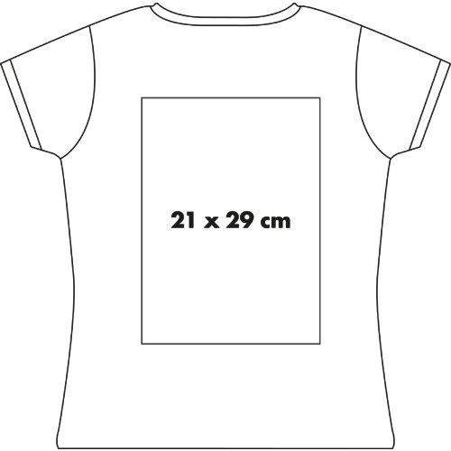 T-shirt i bomull fr damer med korta rmar.