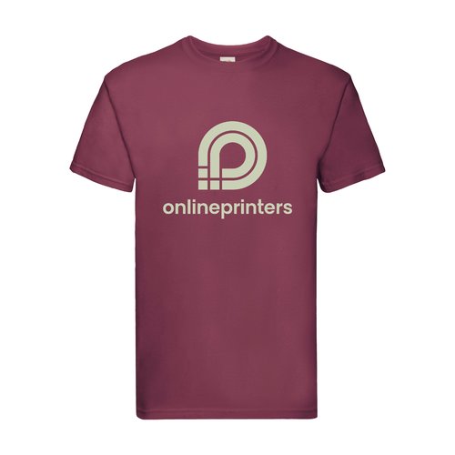Vinrd T-shirt i bomull fr mn.