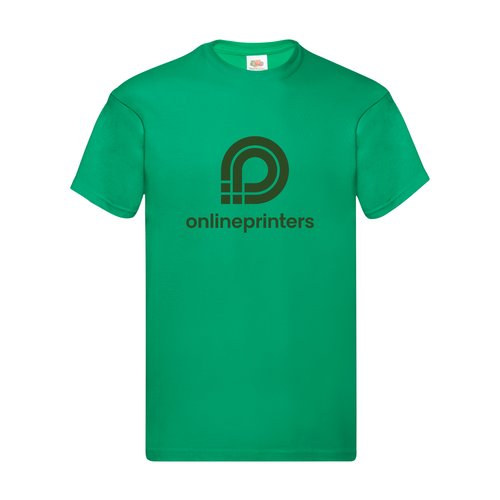 Grn t-shirt i bomull med korta rmar och rund hals.